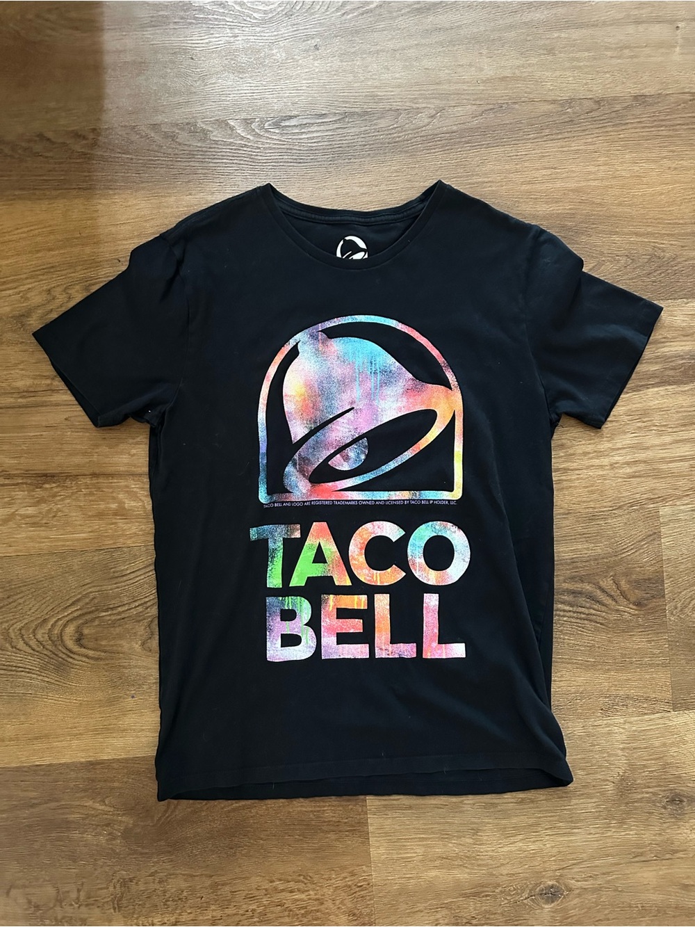Taco Bell Colorful Graffiti Bell Logo Tee Shirt Streetwear Pop Culture Top
